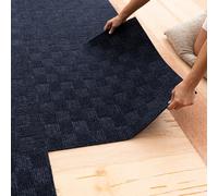 Mohawk Home Dalle de moquette autocollante pour int rieur/ext rieur, 24 po x 24 po, 0,25 po, polyester bleu (15 dalles) (60 pi /bo te)