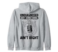 Mohawk Squelette Punk Non diagnostiqué mais Quelque Chose n'est Pas Juste Sweat à Capuche