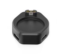 MohLythrix Station de charge 2 en 1 pour Garmin Watch Vivoactive 5 4 3 4S 6, Venu 2/Sq, Forerunner 45 55 245 255 265 165 745 945, Fenix 7 7S 7X 6S 6 6X, Epix 2, Approach S62 S40