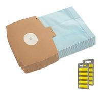 MohMus 10 Sacs d'aspirateur + 10 Parfums pour LUX Electrolux D 715, D715, D 720, D720, D 725, D725, D 728, D728, D 729, D729, D 730, D730, 113466