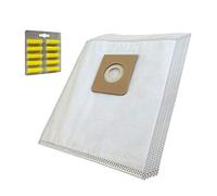 MohMus Set 10 Parfums + 10 Sacs Aspirateur pour Nilfisk Allergy Power, Extreme, Extreme ECO, Extreme Free, Force 122, Force 144