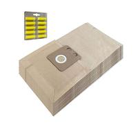 MohMus Set 10 Parfums + 10 Sacs Aspirateur pour Nilfisk NB 100 Business+, NF 200 Family+, Saltix 10, Saltix 3, WAP Alto Saltix 10, Standard Business, GC1000SER, GA100,