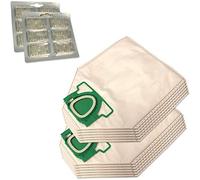MohMus Set 12 Microfibre Sacs Aspirateur + 12 Parfums pour Vorwerk Kobol VK200, VK 200
