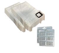 MohMus Set 12 Microfibre Sacs Aspirateur + 12 Parfums pour Vorwerk Kobold VK 135, 136, VK135, VK136