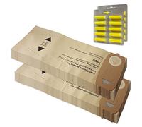 MohMus Set 20 Sacs Aspirateur + 20 Parfums pour Vorwerk Kobold VK 118, 119, 120, 121, 122, VK118, VK119, VK120, VK121, VK122