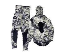 MOHUIED Combinaison de plongée Combinaison camouflage 3,0 mm, ensemble de 2 pièces for la plongée, pêche sous-marine(MY074,S)