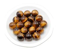 MOHUIED Fish Tank Gravel Boule de Cristal polie en Agate 16 mm, Pierre précieuse, guérison Reiki, Collection minéraux, décoration(Color 9,10pcs)