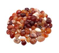 MOHUIED Fish Tank Gravel Pierres de Gravier for Aquarium, Agate feu, Pierre roulée, Cristal énergétique, précieuse, minéraux, Reiki, décoration d'aquarium(Color 28,100g)