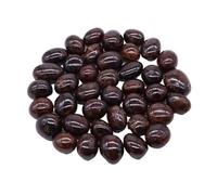 MOHUIED Fish Tank Gravel Pierres de Gravier for Aquarium, Agate feu, Pierre roulée, Cristal énergétique, précieuse, minéraux, Reiki, décoration d'aquarium(Color 17,200g)