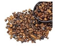 MOHUIED Fish Tank Gravel Pierres roulées, Agate, Gravier, Cristaux, copeaux de Quartz, minéraux, spécimens Reiki, Pierres précieuses, décoration d'aquarium, Bricolage(Color 28,20g)