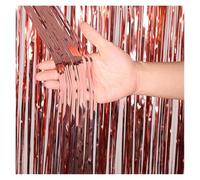 MOHUIED Fond d'écran à Franges Rideau à Franges en Feuille d'aluminium, décoration de fête, for Cabine Photo, drapé Paillettes for Mariage(Color 3,1m(Drop) x1m(Width))