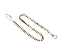 MOHUIED Montre Chaîne de Gilet Collier Vintage Antique en Acier Inoxydable de 37,5 cm - Accessoires for Hommes et Femmes(Gold)