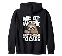 Moi au Travail, Je Fais Semblant de m'en Soucier, drôle, Paresseux, Sarcastique Sweat à Capuche