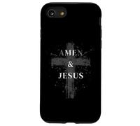 Moi et Jésus Amen et Jésus Croix Catholique Coque pour iPhone SE (2020) / 7/8
