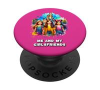 Moi et Mes joies amitié Cadeaux pour Petite Amie PopSockets PopGrip Adhésif