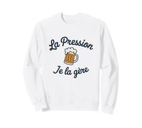 Moi la Pression Je la gère Humour drôle bière Pression Sweatshirt