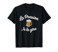 Moi la Pression Je la gère Humour drôle bière Pression T-Shirt