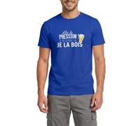 Moi La Pression Je La Subis Pas Je La Bois Humour Bière T Shirt Homme