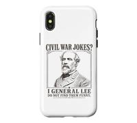 Moi, Le général Lee, ne Trouve Pas Les blagues sur la Guerre de Sécession drôles pour Les lumières Coque pour iPhone X/XS