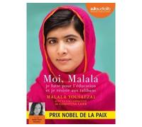 Moi, Malala Livre audio 1 CD MP3 - Malala Yousafzai - Audiolib - Texte lu (CD) - Textes lus CD