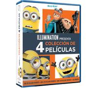 PACK GRU 1-3 + MINIONS - BLU RAY - (Importé d'Espagne, langues sur les détails)