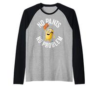 Moi, Moche et méchant Minions No Pants No Problem Naked Minion Manche Raglan