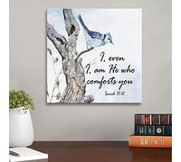 Moi, moi, je suis celui qui vous console Ésaïe 51:12 toile murale
