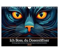 Moi patron, toi ouvreur de boîte, Version française (Calendrier mural 2026 DIN A4 portrait), Calendrier CALVENDO mensuel