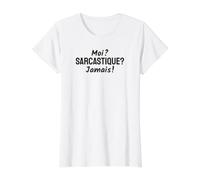 Moi Sarcastique Jamais Dictons Sarcastiques T-Shirt Graphique avec Valeur