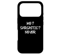 Moi, Sarcastique, jamais, drôle, Intelligent, drôle et drôle Coque pour iPhone 17 Pro