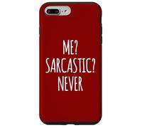 Moi, Sarcastique, jamais, drôle, Intelligent, drôle et drôle Coque pour iPhone 7 Plus/8 Plus
