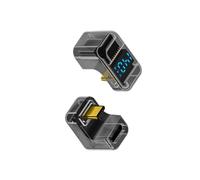 MOIDHSAG Adaptateur USB C multifonction avec courbure à 180° et surveillance numérique, prend en charge le transfert de données de 40 Gbit/s et 140 W