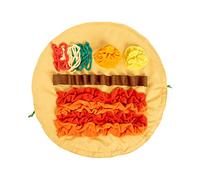 MOIDHSAG Distributeur de friandises interactif en peluche pour chiot Shaomai Jouet à mâcher Coussin à renifler pour chien