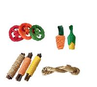MOIDHSAG Lot de 9 bâtons de meulage de branches en bois pour hamster, rongeur, entretien des dents, bâtons à mâcher, cages