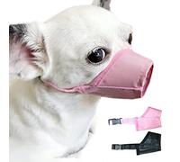 MoiiLavin Lot de 2 muselières pour chiens de petite taille avec long museau - Ajustement rapide pour le toilettage - Réglable - Empêche de mordre les aboiements et la mastication - Muselière douce -