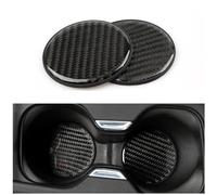 MOIKOTLR 2 Pièces sous-Verre Voiture, pour Audi Q1 Q2 Q3 Q4 Q5 Q6 Q7 Q8 SQ5 SQ7 SQ8 Porte-gobelet De Voiture sous-Verres Anti-dérapant Coaster Tasse Tapis,B