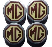 MOIKOTLR 4 Pièces Auto Cache Moyeux, pour MG MG3SW MG7 MGTF 56mm Auto Cache Moyeux Capuchons De Jante Centre D'emblème Accessoires