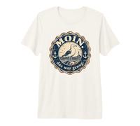 Moin Das War Genug café Mouette d'Allemagne du Nord T-Shirt Haut de Gamme