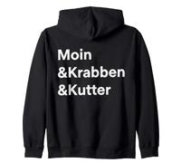 Moin Krabben Kutter Mer du Nord Côte Hambourg Sweat à Capuche