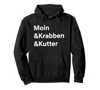 Moin Krabben Kutter Mer du Nord Côte Hambourg Sweat à Capuche
