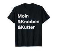 Moin Krabben Kutter Mer du Nord Côte Hambourg T-Shirt