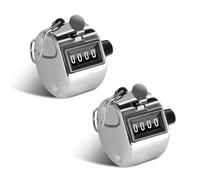 moinkerin 2 Pièces Compteur Manuel 4 Chiffres Compteur de Passage pour Compteur de Personnes, Sport de Golf, École des Formateurs