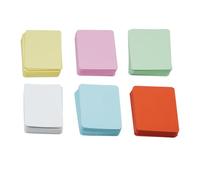 moinkerin 210 Pièces Carte Vierge Multicolore 9X5.5CM 230g/m²Imprimable Cartes Kraft Vierges pour DIY,Invitations de Mariage,Cartes de Remerciement