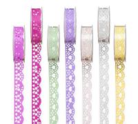 moinkerin 7 Rolls Washi Tape Ruban Adhésif Décoratif Colle Paillette Rouleau de Scotch pour les Arts de Bricolage et Artisanat Scrapbooking Carterie Décoration,1.8 * 100 cm