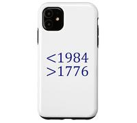 Moins 1984 Plus 1776 Libre Expression Premier amendement Coque pour iPhone 11
