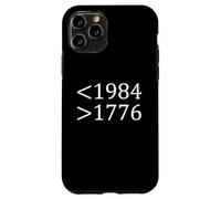 Moins 1984 Plus 1776 Libre Expression Premier amendement Coque pour iPhone 11 Pro