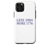 Moins 1984 Plus 1776 Libre Expression Premier amendement Coque pour iPhone 11 Pro