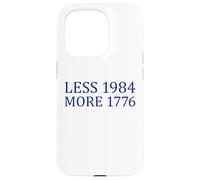Moins 1984 Plus 1776 Libre Expression Premier amendement Coque pour iPhone 15 Pro