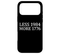 Moins 1984 Plus 1776 Libre Expression Premier amendement Coque pour iPhone 17 Pro Max