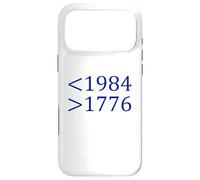 Moins 1984 Plus 1776 Libre Expression Premier amendement Coque pour iPhone 17 Pro Max